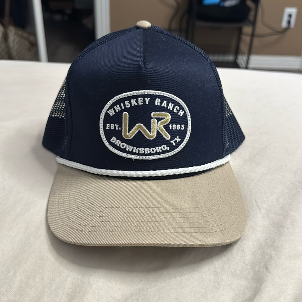 Whiskey Ranch Hat, Blue and light brown never worn!!